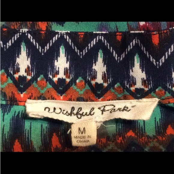 Wishful Park Southwest Chevron Print Tunic Blouse - Picture 3 of 11